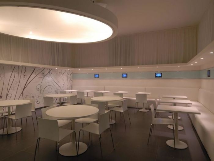 Archisio - Architectural Make Up - Progetto Cristall bar - ristrutturazione ed arredamento bar-ristoranteArch massimo viti arch francesca amore