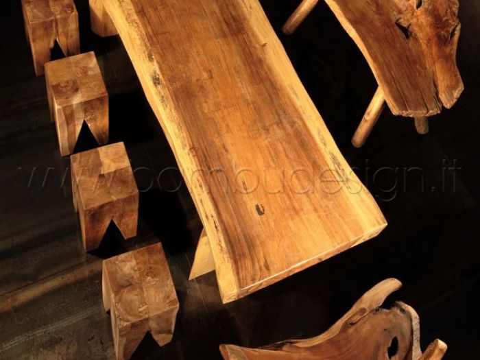 Archisio - Bambu Design - Progetto Tavoli basi tavolo sedie poltroncine