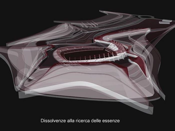 Archisio - Ruggero Lenci - Progetto Concorso per il nuovo stadio di siena