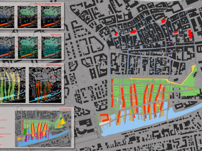 Archisio - Daniele Campolungo - Progetto Masterplan della darsena a ferrara