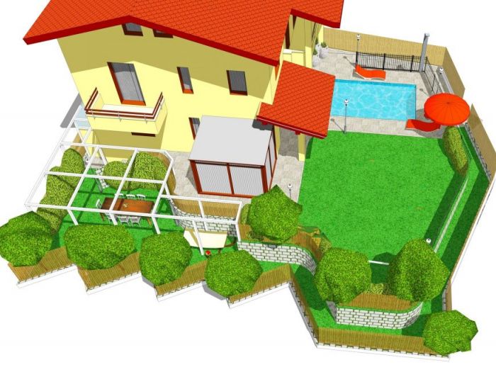 Archisio - Luca Righetto - Progetto Progettazione giardini varese busto arsizio Piano A e piano B