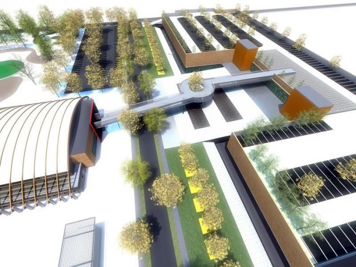 Archisio - Studio Massardi E Zubani - Progetto CommercialeCentro multifunzionale romania