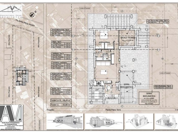 Archisio - Massimiliano Amati - Progetto Unifamiliare in nettuno