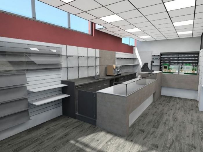 Archisio - Cappa Arredamenti - Progetto Prossima apertura Bar tabacchi