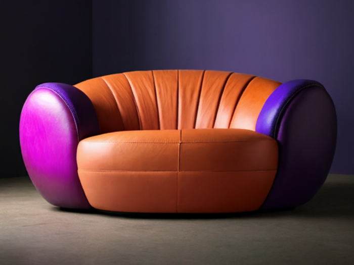 Archisio - Sand Birch Design - Progetto Orangiu tangu leather sofa
