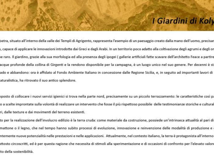 Archisio - Silvia Pietta - Progetto Servizi ecologici per giardini storici