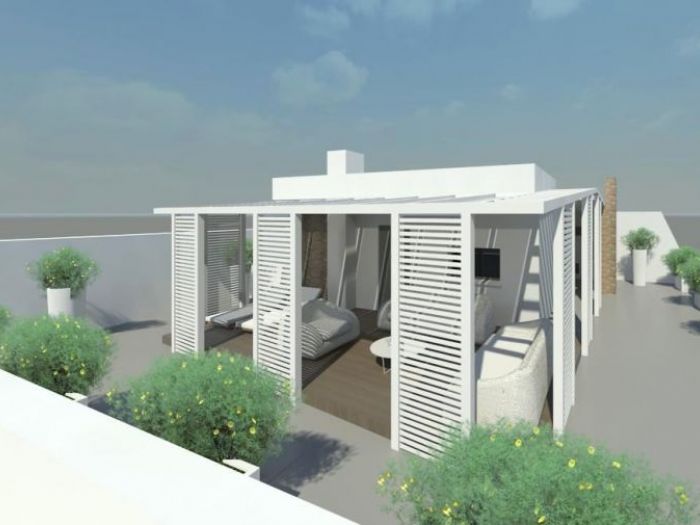 Archisio - Vincenzo Bafunno - Progetto Pergolato architettonico