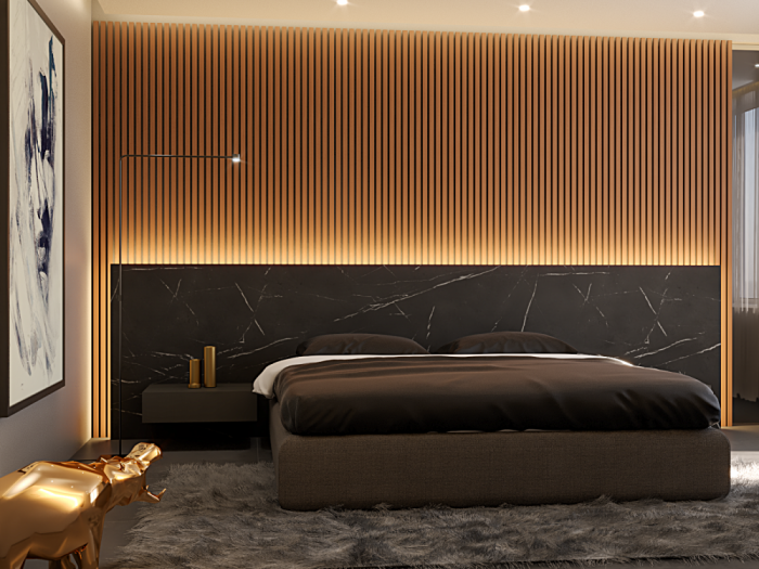 Archisio - Alessandro Di Bonito - Progetto Warm bedroom