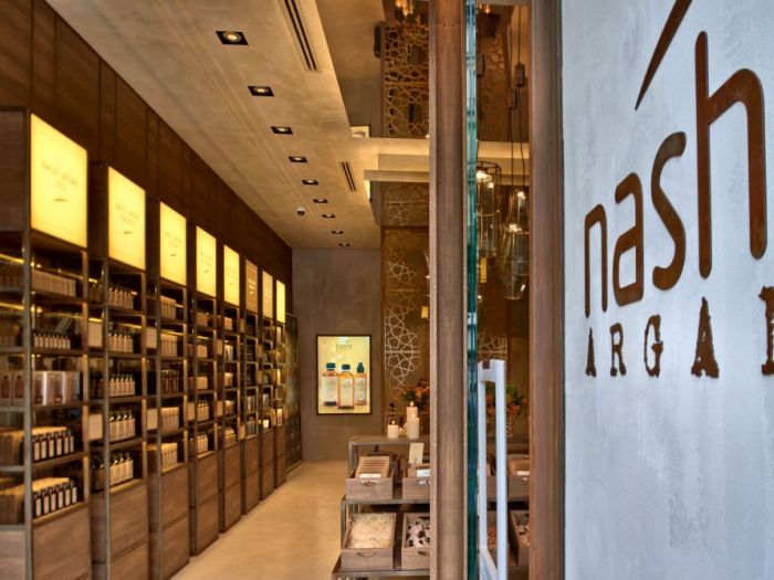 Archisio - Franco Monti - Progetto Nashi argan store