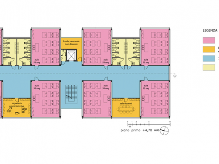 Archisio - Pasquale De Angelis - Progetto Concorso di progettazione per la realizzazione di nuovi padiglioni presso il liceo scientifico farnesina roma 2010