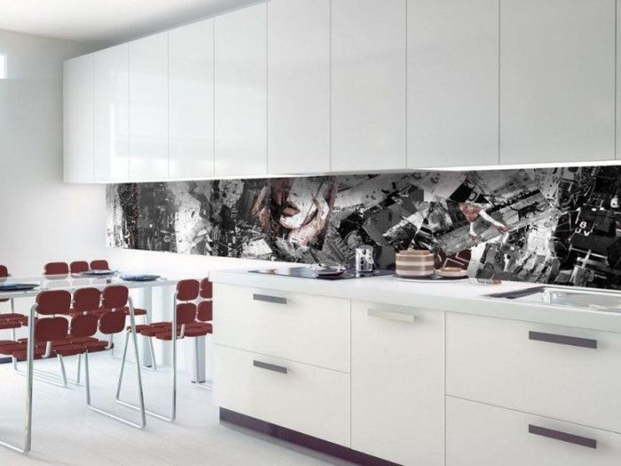 Archisio - Citti Serramenti Infissi Cristalli - Progetto Schienali per cucine in vetro