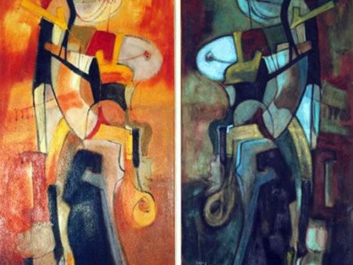 Archisio - Jeanfilip - Progetto Dipinti dal titolo figura trasfigurazione la materia le porte