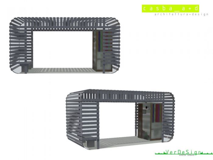 Archisio - Casba Architetturadesign - Progetto Pensiline gazebo dehors