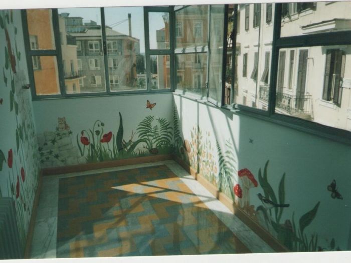 Archisio - Edyta Komar - Progetto Decorazione parete di camerette per bambini lavori di decorazione e restauro mobili ed oggetti antichi e moderni e allestimento per una societ del campo della moda