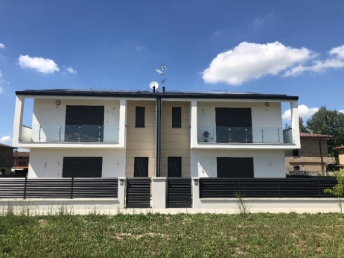 Archisio - Carlo Porcari - Progetto Nuova costruzione bifamiliare in cividale di mirandola