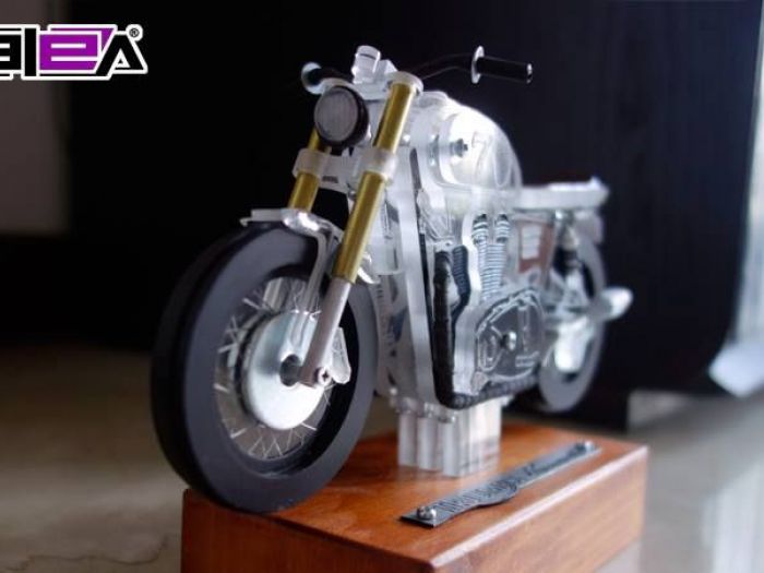 Archisio - Vala Lampade - Progetto Lampada motocicletta marca triumph