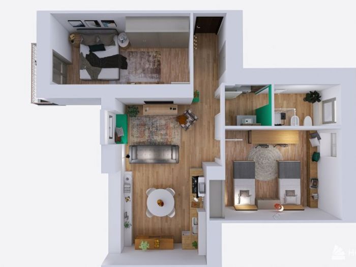 Archisio - Georgia Lo Iacono - Progetto Rendering 3d di una mansarda da ristrutturareLasciami sognare