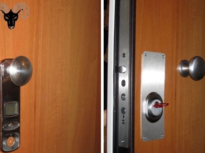 Archisio - Aries Di Michele Bortolotti - Progetto Conversione serratura a cilindro europeo per porta blindata