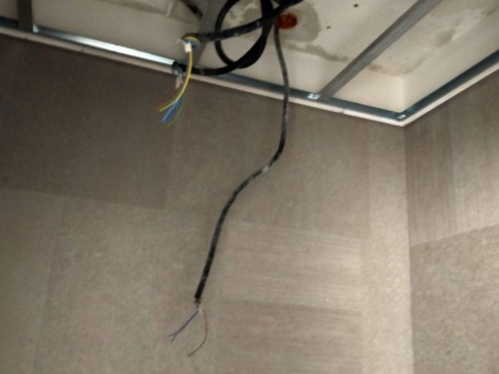 Archisio - Michele Gallo - Progetto Tubazione faretti e strip led sotto al soffitto