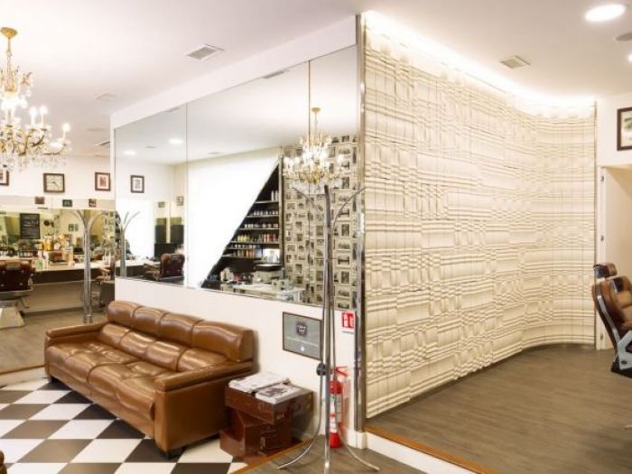 Archisio - Daniele Morgantini - Progetto I monticelli - barber shop e centro estetico