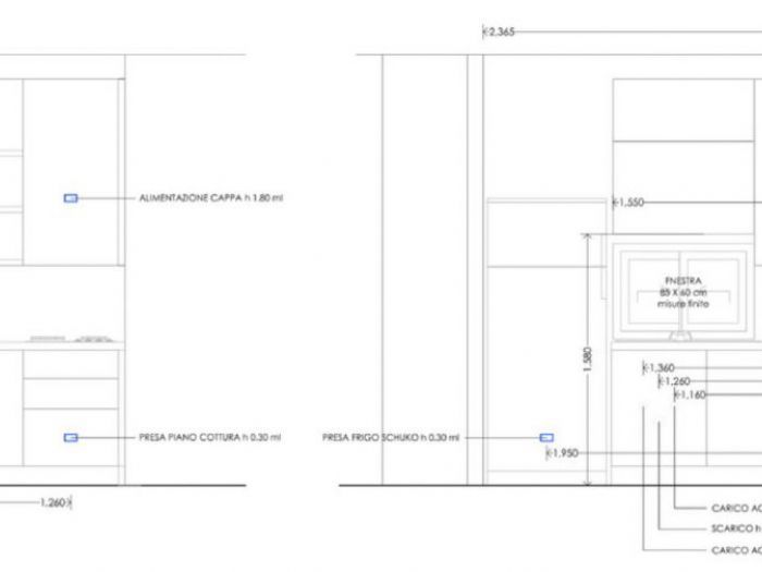 Archisio - Giada Mete Architect Home Coach - Progetto Una mini cucina al mare 4mq