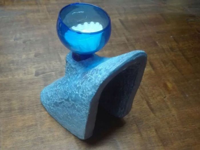 Archisio - Lo Art Di Lorenzo Menichelli - Progetto Porta candele in cocciopesto