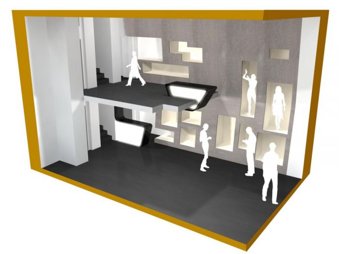 Archisio - Luca Longu - Progetto Interiors negozio abbigliamento abano laziale