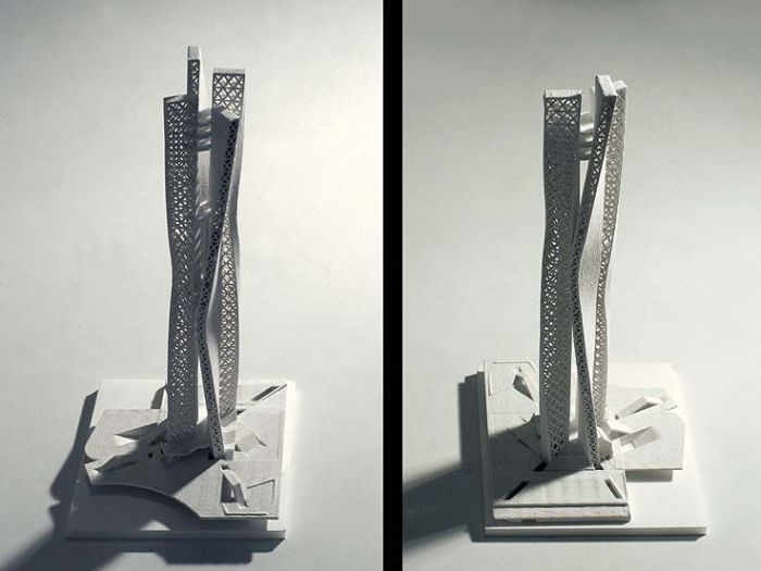 Archisio - Ruggero Lenci - Progetto Concorso internazionale thyssenkrupp per una torre simbolo a dubai