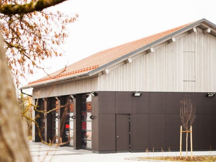 Archisio - Lignoalp - Progetto Realizzazione della stazione dei pompieri in legno