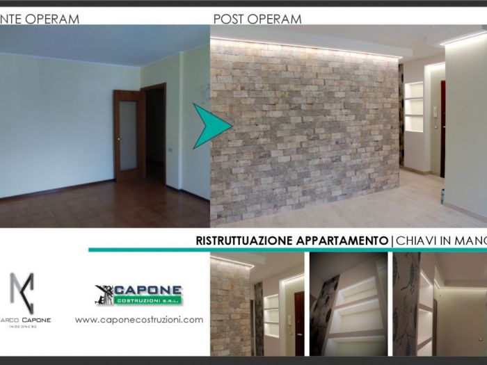 Archisio - Marco Capone - Progetto Ristrutturazione appartamento