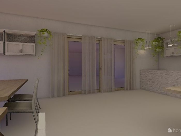 Archisio - Studio Campisi - Progetto Rendering sala ristorante