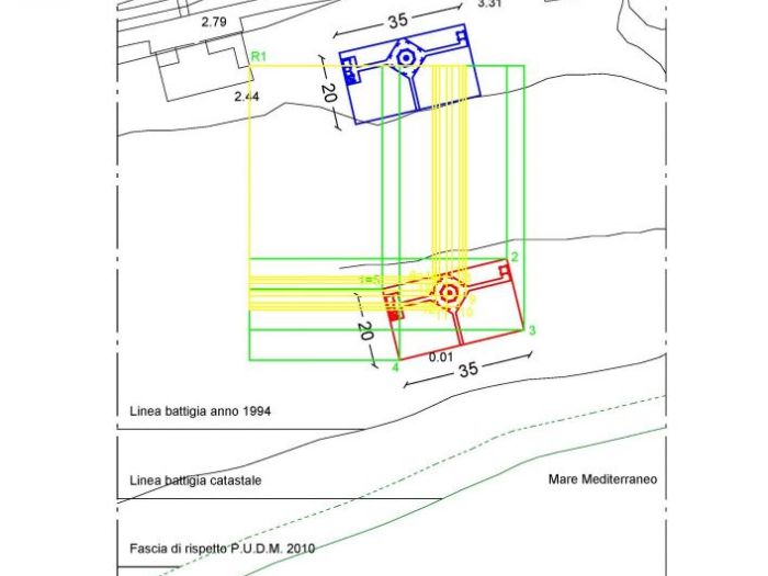 Archisio - Francesco Paolo Ciccarelli - Progetto Progetto di un chiosco in spiaggia e locale notturno