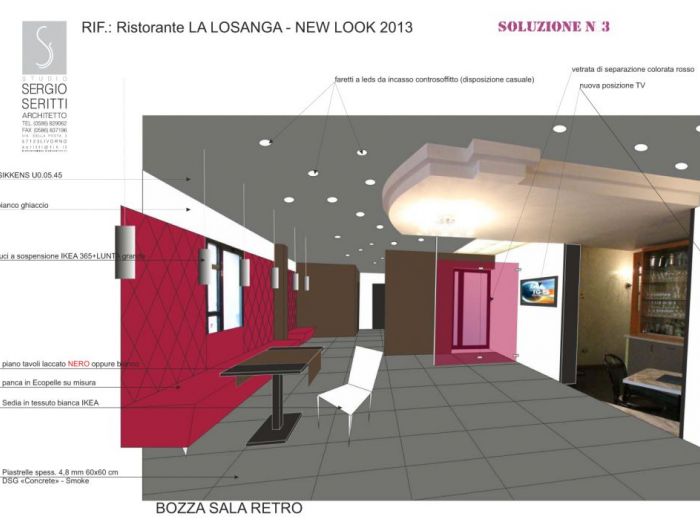 Archisio - Studio Seritti - Progetto Rist La losanga 2009