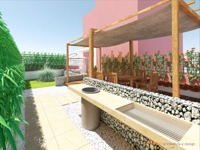 Archisio - Daniele Campolungo - Progetto Ristrutturazione terrazzo a roma