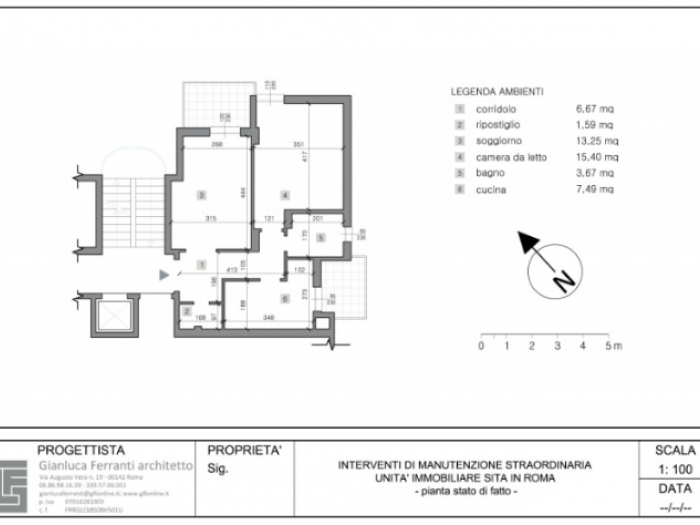 Archisio - Gianluca Ferranti - Progetto Sfruttare la nicchia nel bagno