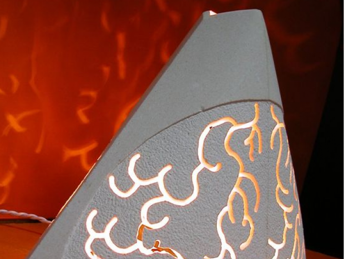 Archisio - La Pietra Di Luca - Progetto Sculture lumininose lampade coralli applique coralli