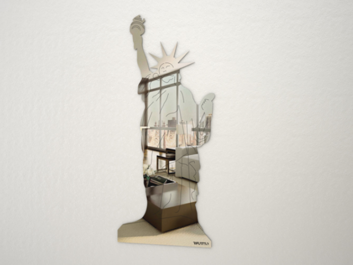 Archisio - Rifletto Specchi In Acciaio Inox - Progetto Statua della libert