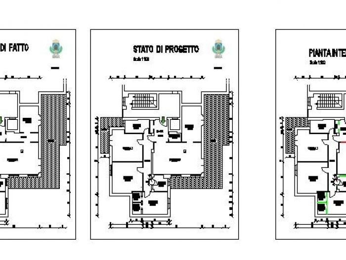Archisio - Carmine Dedda Cd Engeneering Construction Servizi Di Ingegneria E Architettura - Progetto Progetto di manutenzione straordinariacon demolizione e costruzione di tramezzi allabitazione sita in via carlo rota n86 del comune di monza mi