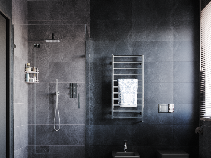 Archisio - Renderista 3d Visualizer - Progetto Bagno nero