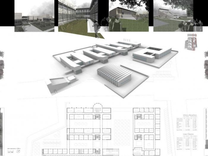 Archisio - Marco Mazzella - Progetto Concorso complesso scolastico