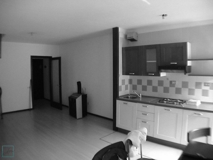 Archisio - Cofra Architettura Design Innovazione - Progetto Redistribuzione degli spazi interni di un monolocale su due livelli