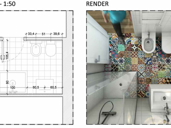 Archisio - Nordlys Arkitektur - Progetto Bathroom