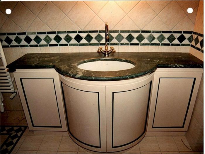 Archisio - Falegnameria Vetreria Marchetti Di Marchetti Ivano C Snc - Progetto Mobili bagno