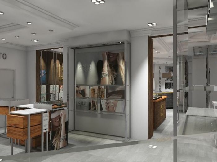 Archisio - Andrea Pontoglio - Progetto Altokarato cc la grande mela verona - luxury store