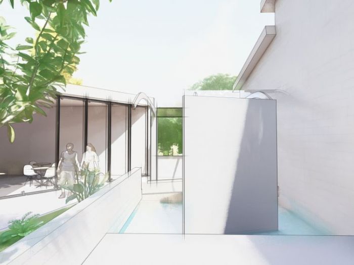 Archisio - Andrea Sorci Natural Living - Progetto Ipotesi progetto di ripristino di un capannone a borghetto flaminio rm per la sede museale della fondazione