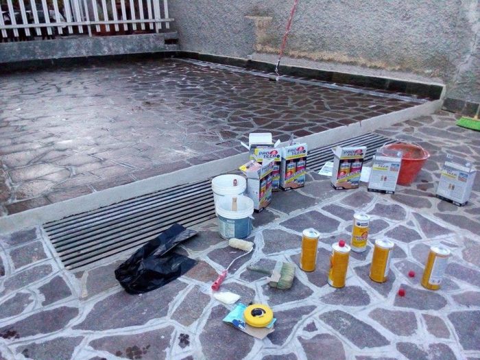 Archisio - Impresa Edile Pappalardo Romoaldo - Progetto Rifacimento pavimentazione del giardino