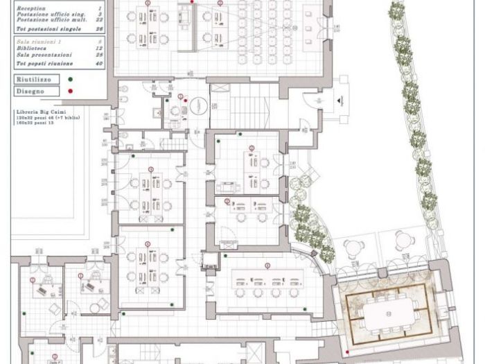 Archisio - Studiocasu Architettura Urbanistica Design - Progetto Studio legale ughi e nunziante milano