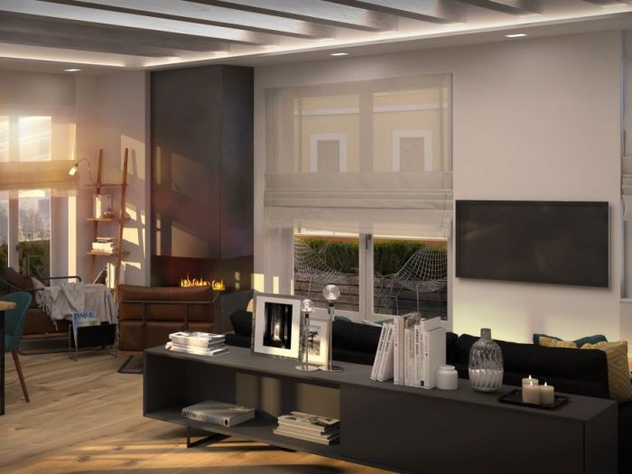 Archisio - Roma Patrizio - Progetto Attico mq120 roma quartiere della vittoria 2020 renderings