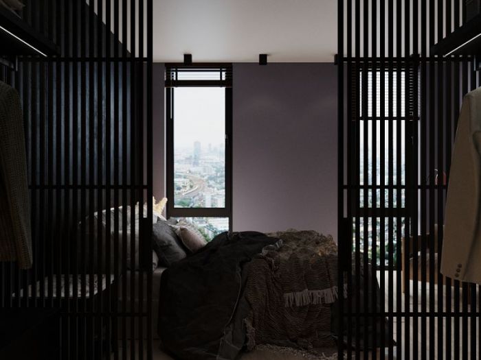 Archisio - Red Head Design - Progetto Camera da letto con spogliatoio