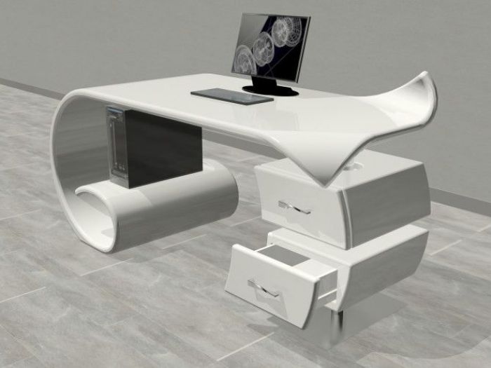 Archisio - B G Design - Progetto Scrivania waves